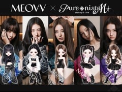 Purenista M Launches a Collaboration with K-POP Girl Group, MEOVV!