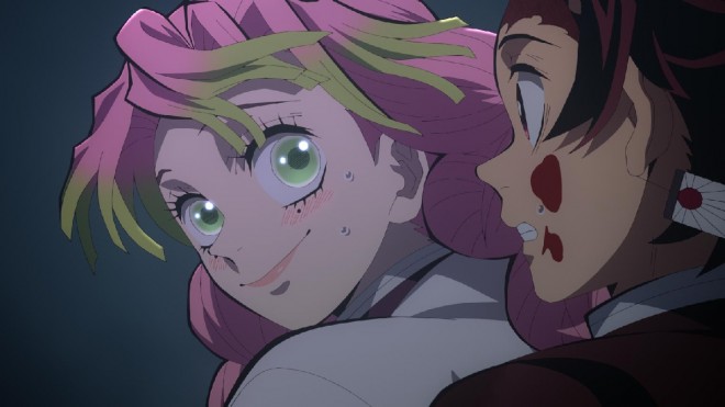Episode 10 scene cuts from the third season of "Demon Slayer"