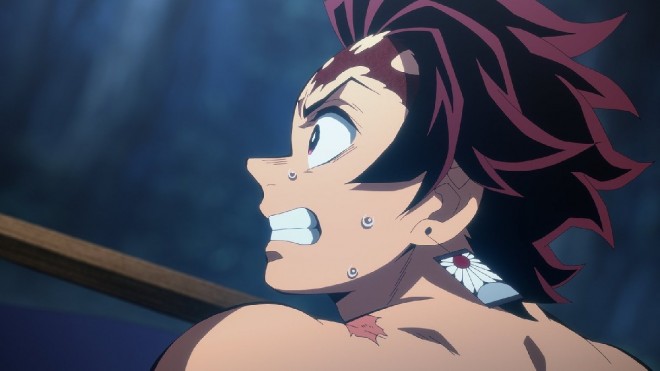 Scene cut from the TV anime "Demon Slayer: Kimetsu no Yaiba Hashira Training Arc"