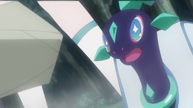 Scene from the 53rd episode of the popular anime "Pokémon"