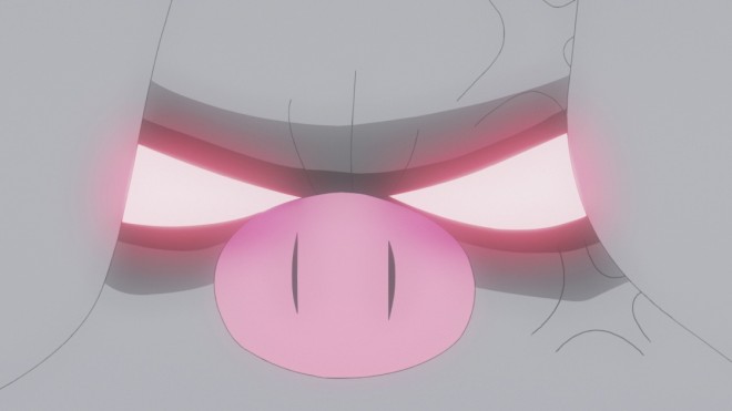 Scene from the 53rd episode of the popular anime "Pokémon"