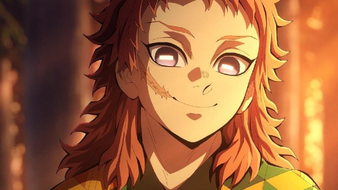 Scene from the TV anime "Demon Slayer: Hashira Training Arc"
