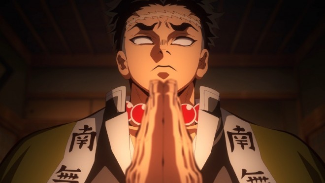 Scene from the TV anime "Demon Slayer: Hashira Training Arc"