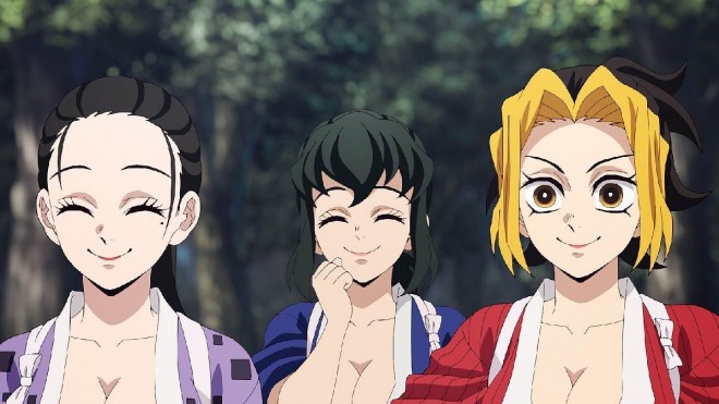 Scene from the TV anime "Demon Slayer: Hashira Training Arc"