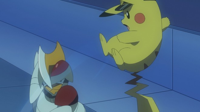 Scene cut from the TV anime "Pokémon horizon"  episode54