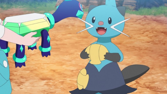 Scene cut from the TV anime "Pokémon horizon"  episode54
