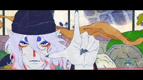Scene cut from "Mononoke: The Movie"