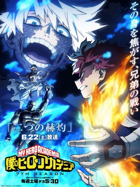 My Hero Academia Shoto Todoroki vs. Dabi Visual