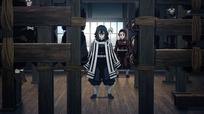 Scene from the TV anime 'Demon Slayer' Hashira Training Arc