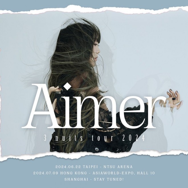 Visual from Aimer’s overseas solo tour "3 nuits tour 2024"