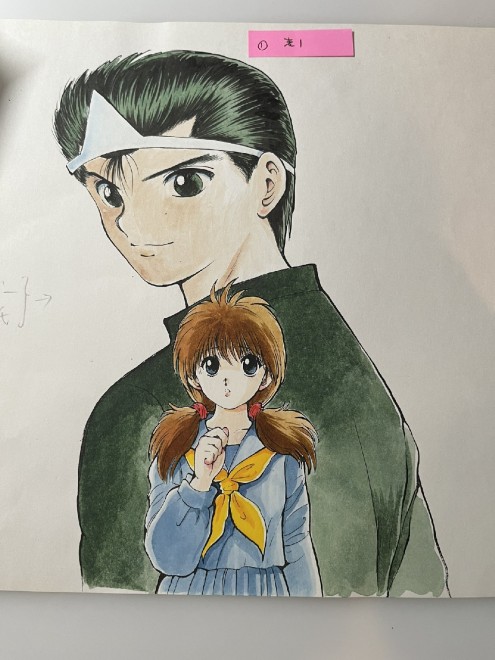 Yusuke Urameshi and Keiko Yukimura