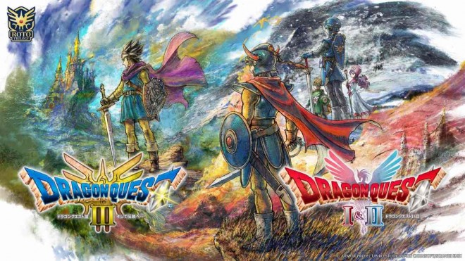 "HD-2D Dragon Quest I & II"  remake illust