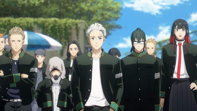 Scene cut from 'WIND BREAKER' of Episode 13