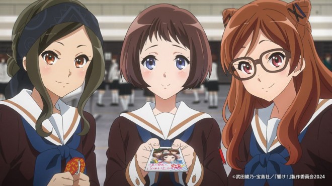 Scene Cuts from "Sound! Euphonium 3" Yayoi, Kaho, Suzume