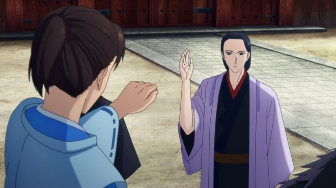 Scene cut from Yatagarasu: The Raven Does Not Choose Its Master, "The Golden Raven"