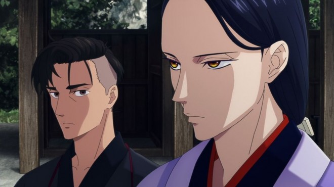 Scene cut from Yatagarasu: The Raven Does Not Choose Its Master, "The Golden Raven"