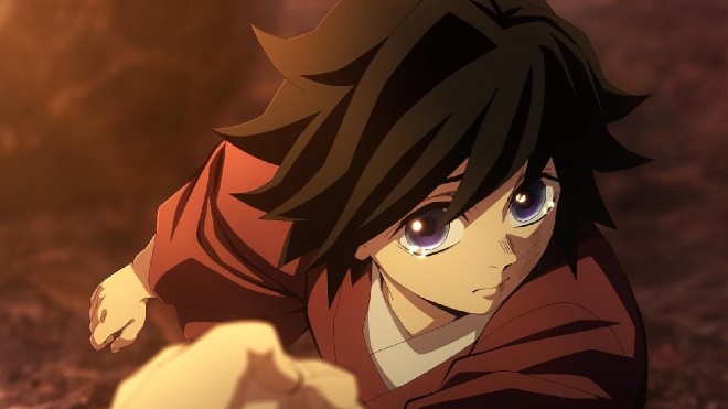 Scene from the TV anime 'Demon Slayer' Hashira Training Arc