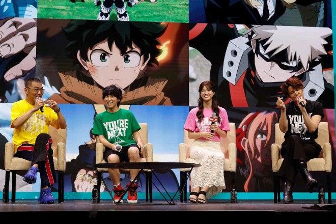 Scenes from the special event for 'My Hero Academia THE MOVIE: Your Next' held at "Anime Expo 2024."