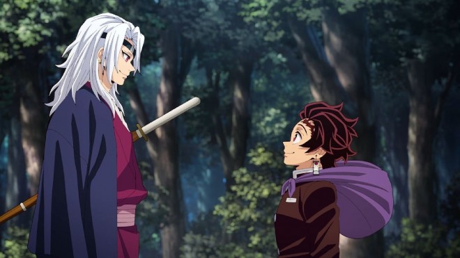 Scene from the TV anime 'Demon Slayer' Hashira Training Arc