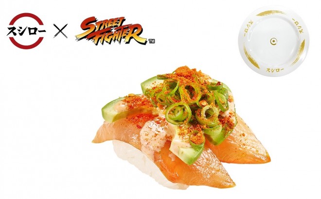Original Sushi from Sushiro Surprises with 'Street Fighter' Collaboration