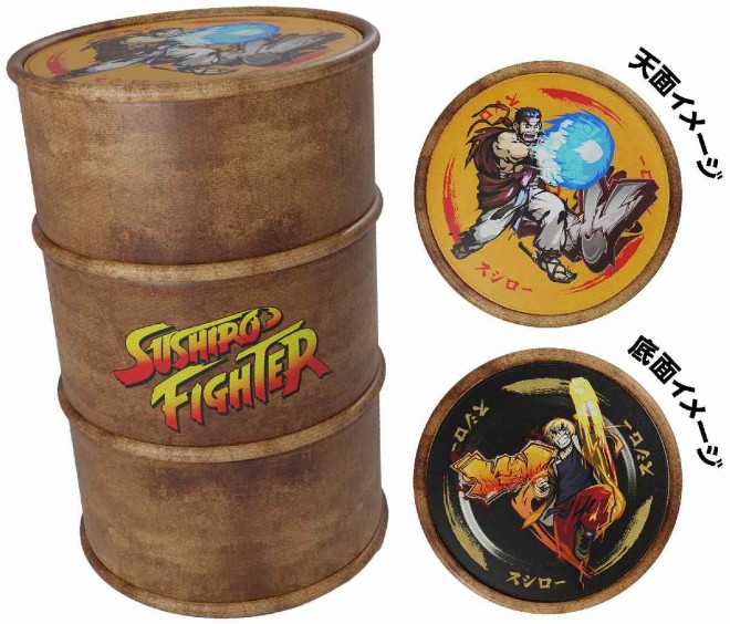Original merchandise from Sushiro Surprises with 'Street Fighter' Collaboration