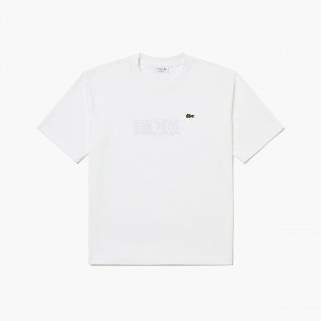 ONE PIECE × LACOSTE Collaboration: ONE PIECE Crocodile Logo T-Shirt (White) Classic Fit ¥14,300 (Tax Included) front image