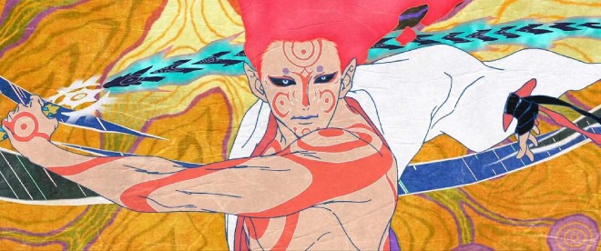 Scene cut from "Mononoke: The Movie"