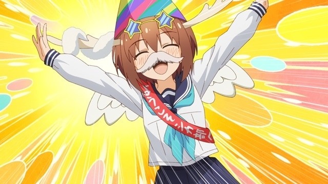 Scene cuts from the anime 'My Deer Friend Nokotan'