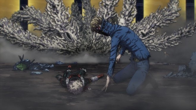 Scene cuts from "My Hero Academia" season 7 episode 12 (overall episode 150)