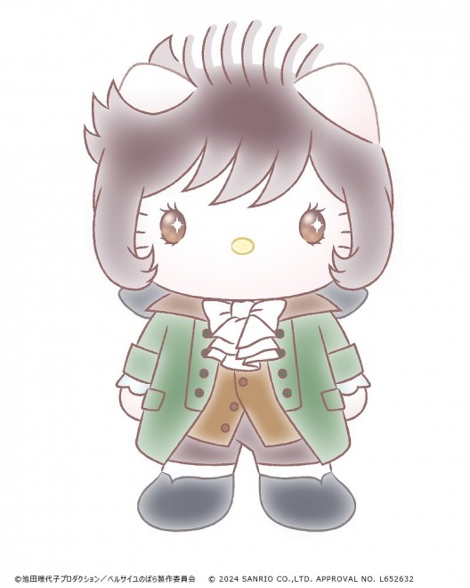 Character Visuals of The Rose of Versailles x Sanrio (Dear Daniel)