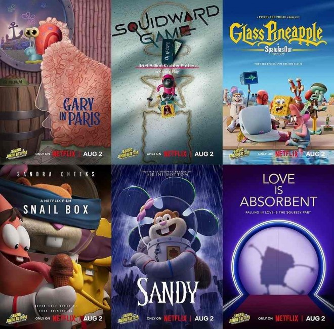 SpongeBob parody visual