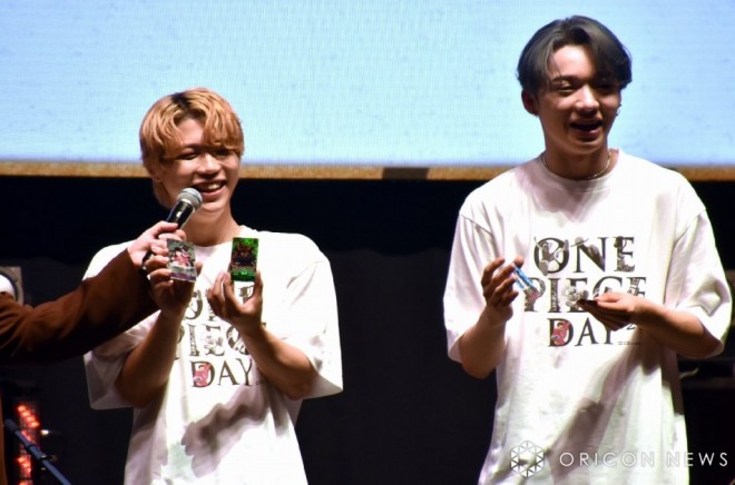 SHUNTO and RYUHEI of BE:FIRST via "ONE PIECE DAY '24" (C) ORICON NewS inc.