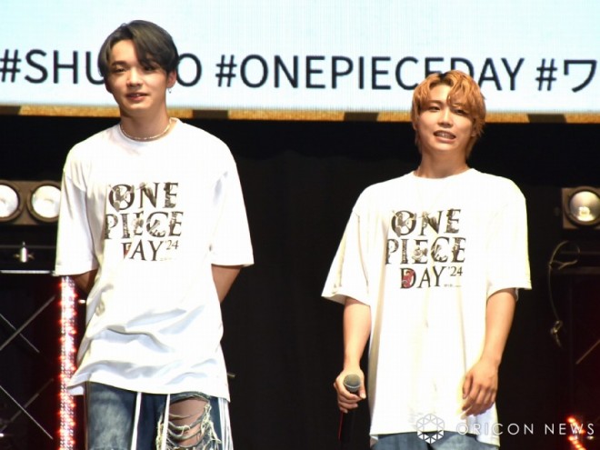 SHUNTO and RYUHEI of BE:FIRST via "ONE PIECE DAY '24" (C) ORICON NewS inc.