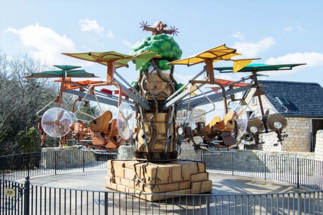 The Flying Machine in Witch's Valley at Ghibli Park