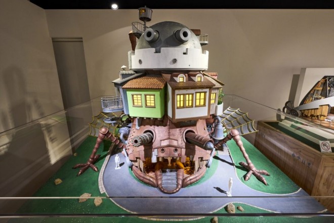 1/20 scale model of Howl's Moving Castle at the Tokyo venue of "Ghibli Park and Ghibli Exhibition"