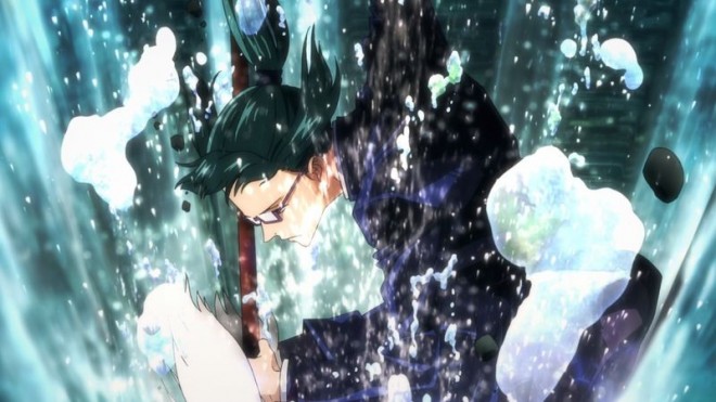 Maki Zun'in making full use of her Cursed Tools via JJK Kyoto Sister School Exchange Event EP17