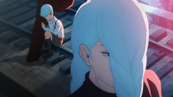 Mei Mei felt a sign of something. via JJK EP34 (season2)