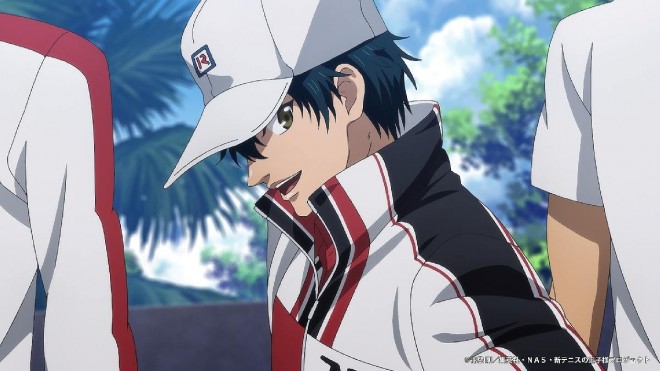 Scene from The New Prince of Tennis U-17 World Cup Semifinal (C) Takeshi Konomi/Shueisha, NAS, The New Prince of Tennis Project
