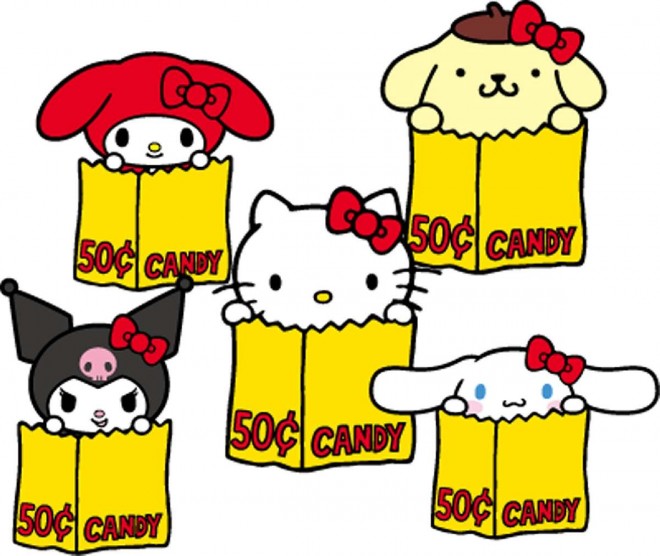 Giant photo spot featuring popular Sanrio characters (C)2024 SANRIO CO., LTD. APPROVAL NO. SP650123