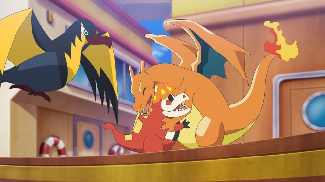 Scene from the Pokémon anime