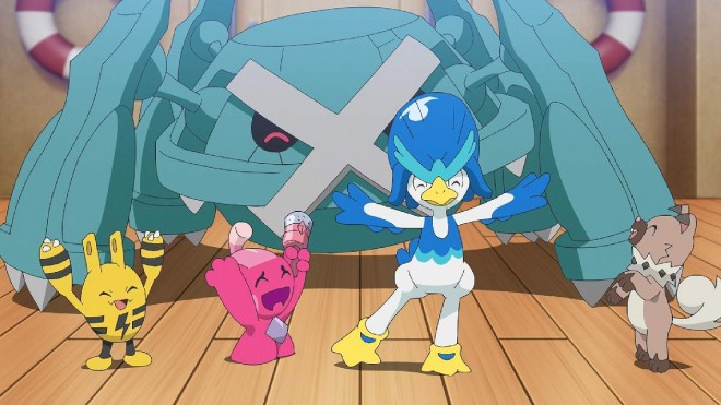 Scene from the Pokémon anime