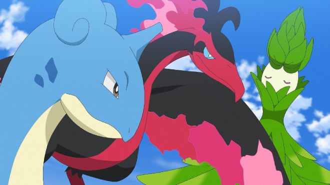 Scene from the Pokémon anime