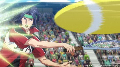 Scene from The New Prince of Tennis U-17 World Cup Semifinal (C) Takeshi Konomi/Shueisha, NAS, The New Prince of Tennis Project