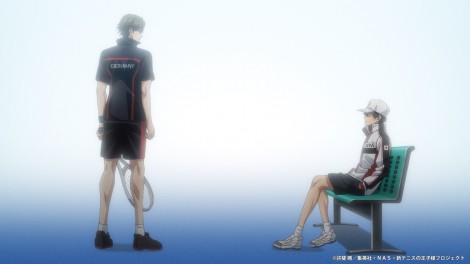 Scene from The New Prince of Tennis U-17 World Cup Semifinal (C) Takeshi Konomi/Shueisha, NAS, The New Prince of Tennis Project