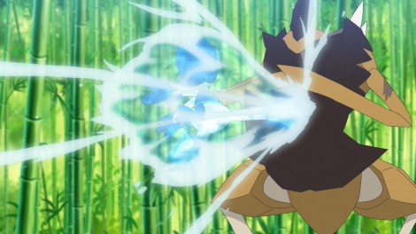 Scene from the Pokémon anime