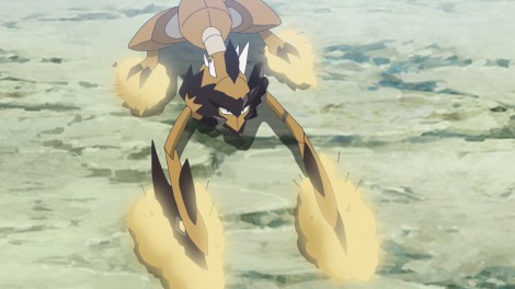 Scene from the Pokémon anime