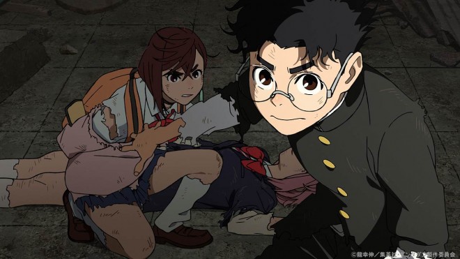 Momo and Okarun via Dandadan EP7