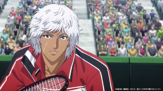 Scene from The New Prince of Tennis U-17 World Cup Semifinal (C) Takeshi Konomi/Shueisha, NAS, The New Prince of Tennis Project