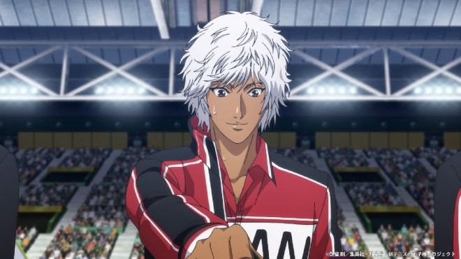 Scene from The New Prince of Tennis U-17 World Cup Semifinal