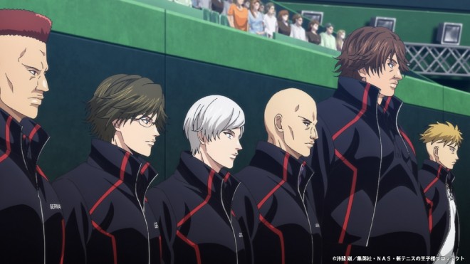 Scene from The New Prince of Tennis U-17 World Cup Semifinal
